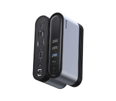 USB-хаб Baseus UnionJoy 17-Port Triple-Display  Docking Station