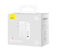 Сетевое зарядное Baseus GaN5 Pro Fast Charger 2C+U 140W EU