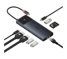 USB-хаб OS-Baseus Metal Gleam Series II 10-in-1 USB HUB