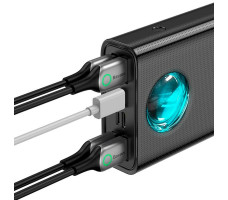 Внешний аккумулятор Baseus Amblight 30000mAh + кабель Baseus Xiaobai series Type-C  to Type-C 100W