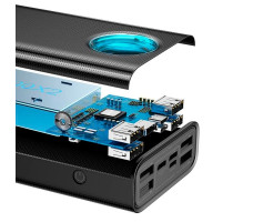 Внешний аккумулятор Baseus Amblight 30000mAh + кабель Baseus Xiaobai series Type-C  to Type-C 100W