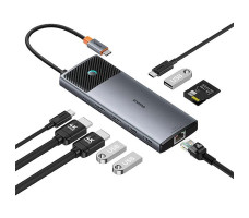 USB-хаб OS-Baseus Metal Gleam Series II 10-in-1 USB HUB