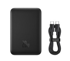 Внешний аккумулятор OS-Baseus Magnetic Mini Air Wireless Fast Charge Power Bank 10000mAh 20W WHITE