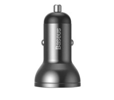Автомобильное зарядное Baseus Digital Display Dual USB 4.8A Car Charger 24W