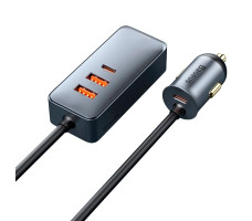 Автомобильное зарядное Baseus Share Together PPS multi-port Fast charging with extension cord 2U+2C