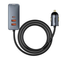 Автомобильное зарядное Baseus Share Together PPS multi-port Fast charging with extension cord 2U+2C