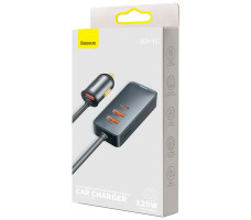 Автомобильное зарядное Baseus Share Together PPS multi-port Fast charging with extension cord 3U+1C