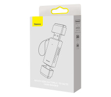 Картридер Baseus Lite Series USB-A & Type-C to SD/TF Card Reader