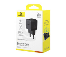 Сетевое зарядное Baseus Palm Fast Charger C+U 20W EU