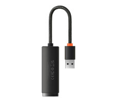 Адаптер-переходник Baseus Lite Series Ethernet Adapter USB-A to RJ45 LAN Port
