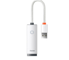 Адаптер-переходник Baseus Lite Series Ethernet Adapter USB-A to RJ45 LAN Port