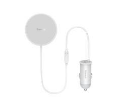 Магнитный держатель с беспроводной зарядкой Baseus CW01 Magnetic Wireless Charging Car Mount 40W (Type-C)