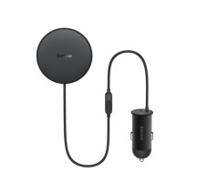 Магнитный держатель с беспроводной зарядкой Baseus CW01 Magnetic Wireless Charging Car Mount 40W (Type-C)