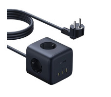 Зарядное устройство OS-Baseus EnerFill FA11 Cube Power Strip 3AC+1U+2C 67W 1.5m EU