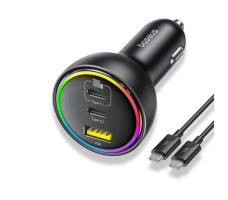 Автомобильное зарядное Baseus Multi-Port Fast Charge Car Charger C+C+U 152.5W Set