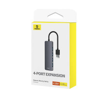 USB-хаб Baseus UltraJoy Series 4-Port  HUB Lite 15cm (USBA to USB3.0*4)
