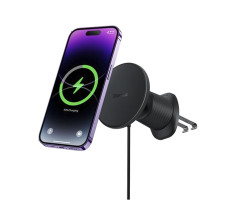 Магнитный держатель с беспроводной зарядкой Baseus CW01 Magnetic Wireless Charging Car Mount Air Vent Version 15W