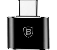Адаптер Baseus Adapter USB-C to USB Female Black (CATOTG-01)