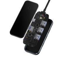 Хаб Baseus AcmeJoy 4-Port Type-C HUB Adapter (Type-C to USB3.0х4)
