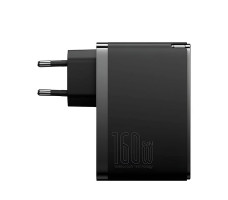 Сетевое зарядное OS-Baseus GaN5 Pro Digital Fast Charger 2C+U 160W