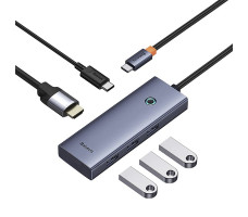 Хаб Baseus UltraJoy Series 5-Port HUB