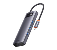 USB-хаб Baseus Metal Gleam Series 6-Port Type-C HUB Adapter
