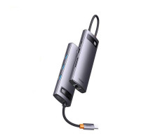 USB-хаб Baseus StarJoy 8-Port Type-C HUB Adapter (HDMI4K@60Hz, USB3.0*3, PD, RJ45, SD/TF)