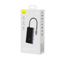 Хаб Baseus PioneerJoy 8-Port Type-C HUB Adapter