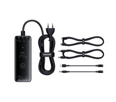 Зарядное устройство OS-Baseus Digital GaN Intelligent Desktop Fast Charger 3C+U+DC 240W