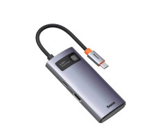 USB-хаб Baseus Metal Gleam Series 4-in-1 Type-C Docking Station