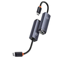 USB-хаб Baseus Lite Series Ethernet Adapter Type-C to RJ45 LAN Port