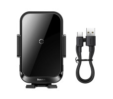 Автомобильный держатель Baseus Halo Electric Wireless Charging Car Mount 15W
