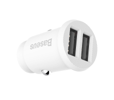 Автомобильное зарядное устройство Baseus Grain Car Charger 3.1A dual-USB