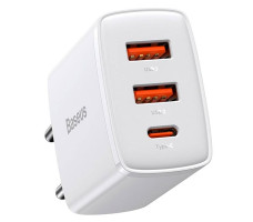 Сетевое зарядное Baseus Compact Quick Charger 2U+C 30W