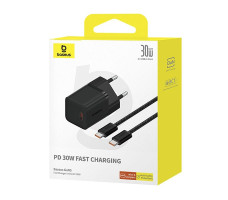 Сетевое зарядное OS-Baseus GaN5 Fast Charger(mini) 1C 30W (без кабеля)