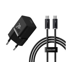 Сетевое зарядное Baseus GaN5 Fast Charger(mini) 1C 20W EU