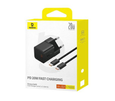 Сетевое зарядное Baseus GaN5 Fast Charger(mini) 1C 20W EU