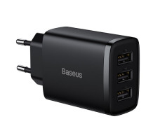 Сетевое зарядное Baseus Compact Charger 3U 17W