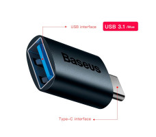 Адаптер Baseus Ingenuity Series Mini OTG Type-C to USB-A 3.1