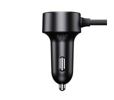 Автомобильное зарядное Baseus High Efficiency Pro 1-for-2 Car Cigarette Lighter 30W