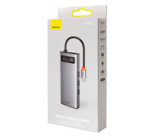 USB-хаб Baseus Metal Gleam Series 9-in-1 Type-C Docking Station