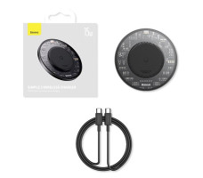 Беспроводная зарядка Baseus Simple 2 Wireless Charger 15W