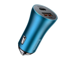 Автомобильное зарядное устройство Baseus Golden Contactor Max Dual Fast Charger Car Charger U+C