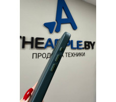 Чехол Leather with MagSafe для iPhone 17 (темно-зеленый)