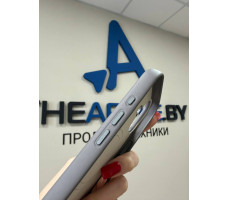 Чехол Leather with MagSafe для iPhone 17 (серый)