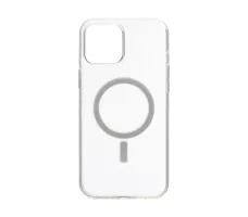 Чехол для iPhone 14 Max (Plus) с MagSafe силиконовый прозрачный