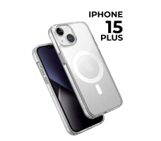 Чехол для iPhone 15 Plus с MagSafe силиконовый прозрачный