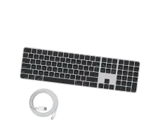 Клавиатура Apple Magic Keyboard USB-C MXK83 (с Touch ID и цифровой панелью, с черными клавишами, раскладка US English)