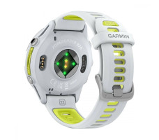 Умные часы Garmin ForeRunner 970 (Корпус из титана с покрытием Whitestone и желтой полосой усилителя Whitestone/Translucent)