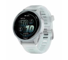 Умные часы Garmin Forerunner 570 42мм (Белый/Облачно-синий ремешок)
